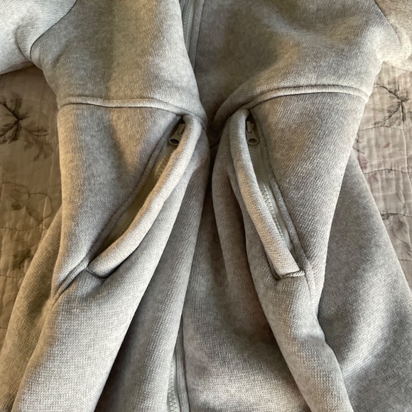 Avalanche Outdoor Sherpa Lined Full Zip Jacket Coat Parka Large - Picture 9 of 11